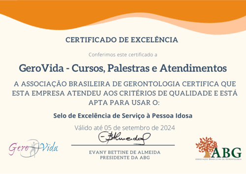 Certificado de Excelência